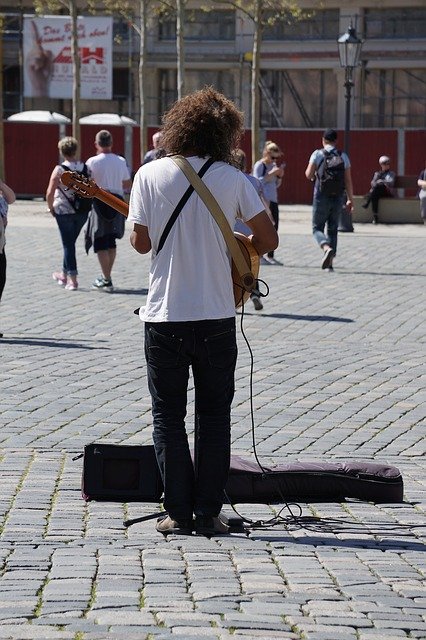 Free download Street Musicians Guitar Music -  free photo or picture to be edited with GIMP online image editor