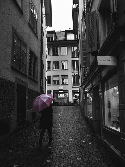 Free download Street Photography Zurich Umbrella -  free photo or picture to be edited with GIMP online image editor