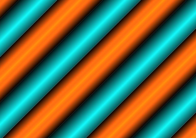 Free download Stripes Turquoise Orange -  free illustration to be edited with GIMP free online image editor