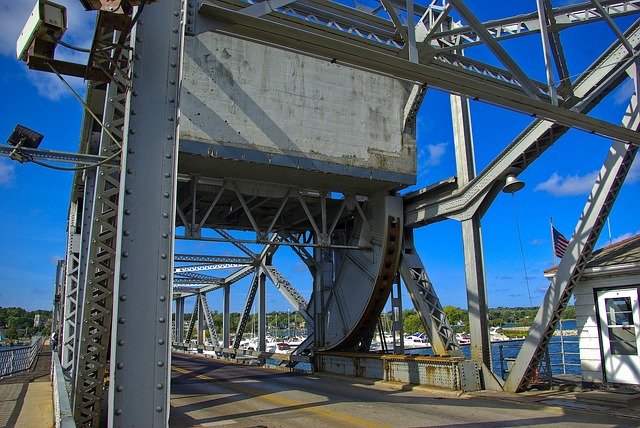 Free download Sturgeon Bay Drawbridge Bridge -  free photo or picture to be edited with GIMP online image editor