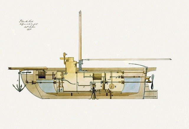 Free download Submarine U Boat Schema -  free illustration to be edited with GIMP free online image editor