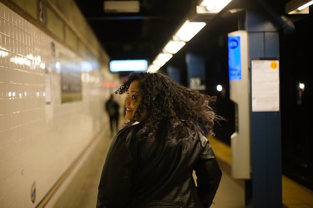 Free download subway woman train metro nyc free picture to be edited with GIMP free online image editor