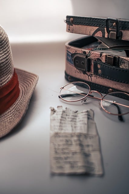 Free download suitcase glasses road hat travel free picture to be edited with GIMP free online image editor