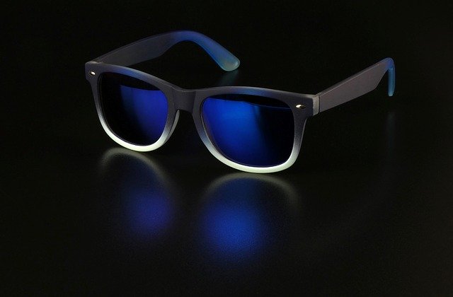 Free download Sunglasses Blue Summer Cool -  free photo or picture to be edited with GIMP online image editor