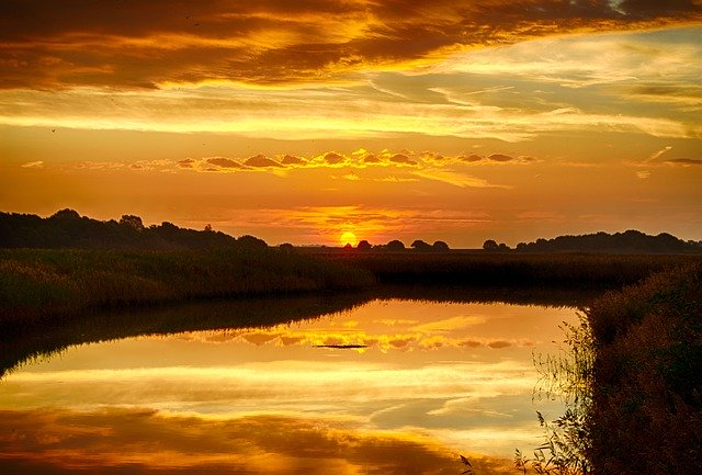 Free download Sunrise Snape River -  free photo or picture to be edited with GIMP online image editor