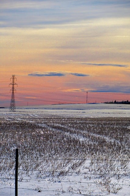 Free download sunrise winter field rural country free picture to be edited with GIMP free online image editor