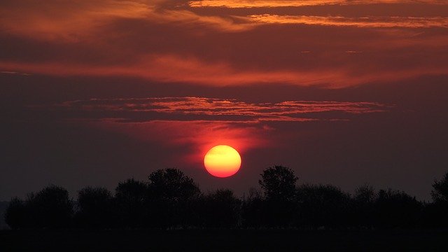 Free download Sunset 19 30 West France -  free photo or picture to be edited with GIMP online image editor