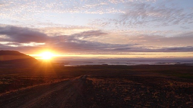 Free download Sunset Breidafjordur -  free photo or picture to be edited with GIMP online image editor