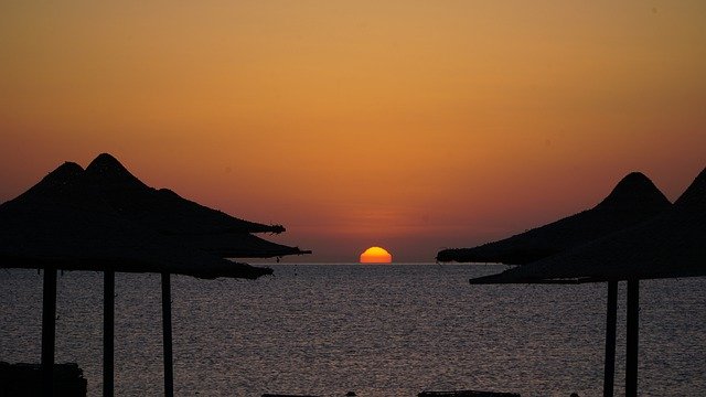 Free download Sunset Egypt Desert -  free free photo or picture to be edited with GIMP online image editor