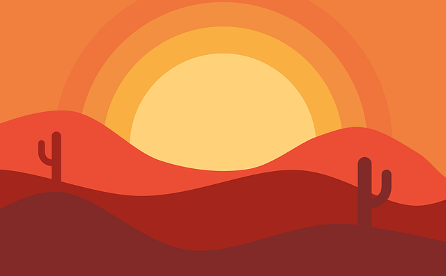 Free download Sunset Offer Desert -  free illustration to be edited with GIMP free online image editor