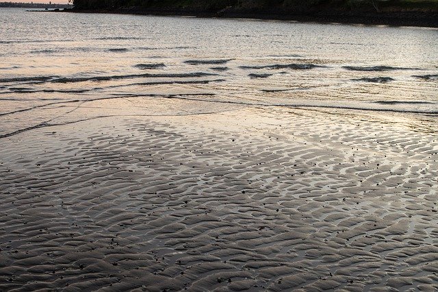 Sunset Sand Water