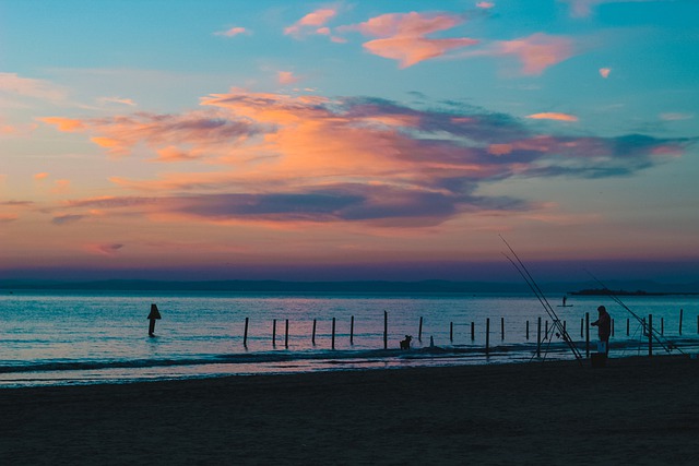 Free download sunset sea beach sunrise uk free picture to be edited with GIMP free online image editor