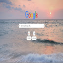 Sunset Shore Theme  screen for extension Chrome web store in OffiDocs Chromium