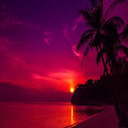 Sunset Theme  screen for extension Chrome web store in OffiDocs Chromium