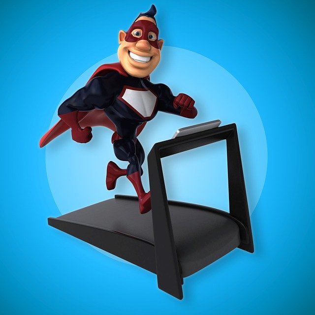 Desenhos animados 3D de super-heróis da OffiDocs para escritório
