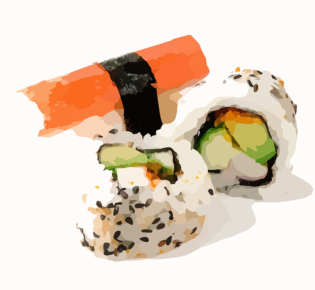 Free download Sushi Food Japan - Free vector graphic on Pixabay free illustration to be edited with GIMP free online image editor