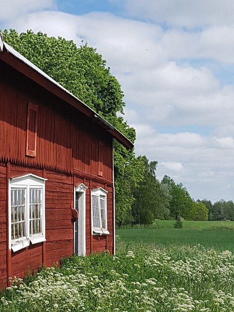 Free download Sweden Barn Summer -  free photo or picture to be edited with GIMP online image editor