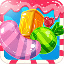 Sweet Candy Saga Game  screen for extension Chrome web store in OffiDocs Chromium