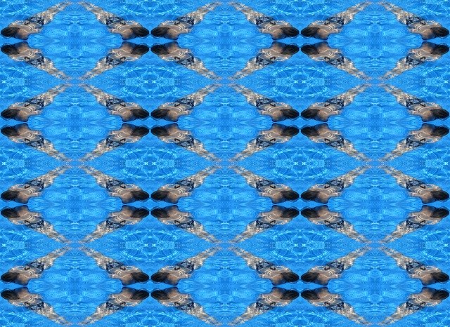 Free download Swimmer Swimming Kaleidoscope -  free illustration to be edited with GIMP free online image editor