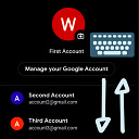 Switch between Multiple Google Accounts  screen for extension Chrome web store in OffiDocs Chromium