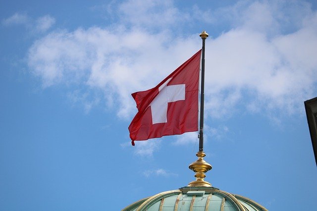 Free download Switzerland Flag Sky -  free photo or picture to be edited with GIMP online image editor