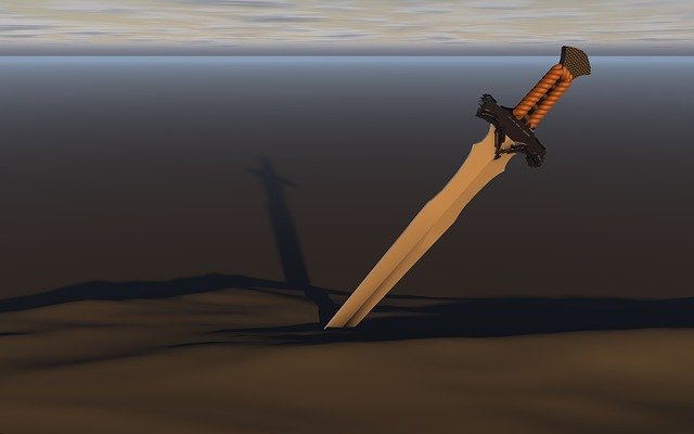 Free download Sword Sand Weapon -  free illustration to be edited with GIMP free online image editor