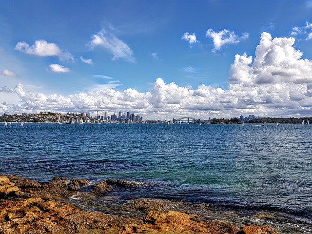 Free download Sydney Harbour Clouds -  free photo or picture to be edited with GIMP online image editor