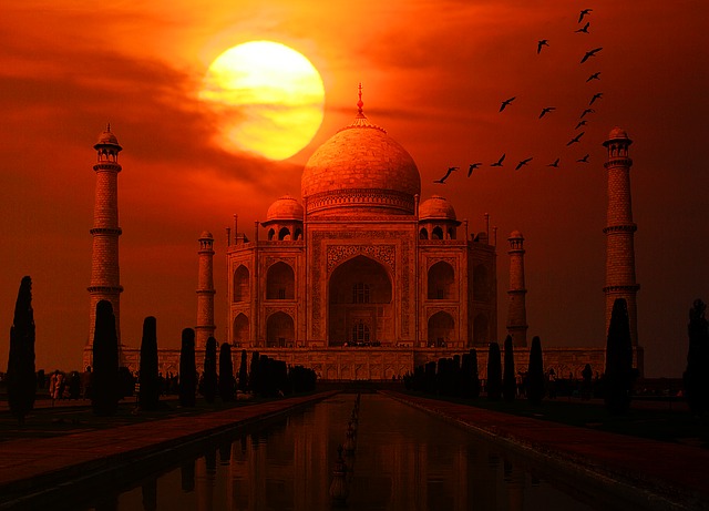 Free download taj mahal india sunset taj mahal free picture to be edited with GIMP free online image editor