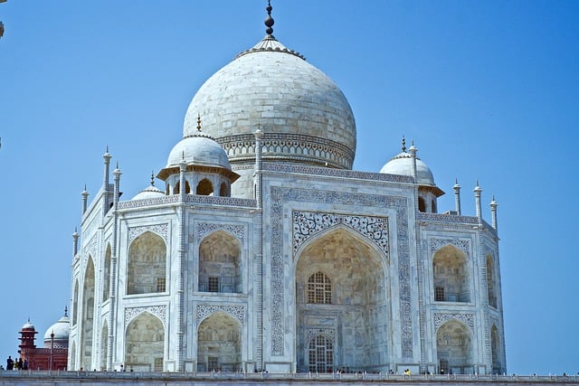 Free download taj mahal marble facade landmark free picture to be edited with GIMP free online image editor