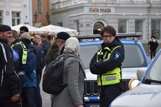 Free download Tallinn Girl In Uniform People -  free photo or picture to be edited with GIMP online image editor