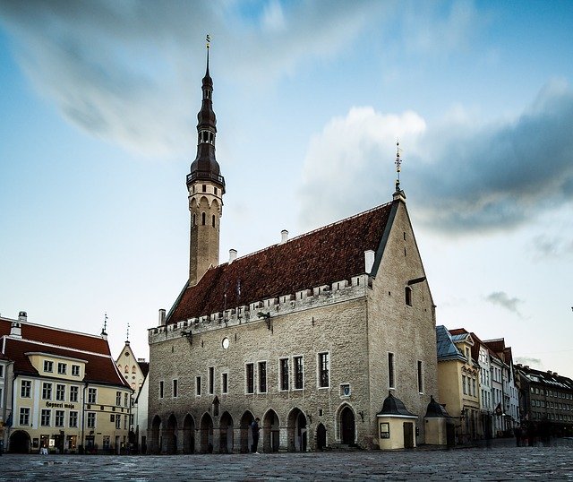 Free download Tallinn Town Hall Square -  free photo or picture to be edited with GIMP online image editor