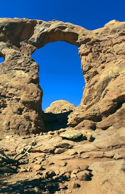 Free download Tall Sandstone Arch -  free photo or picture to be edited with GIMP online image editor