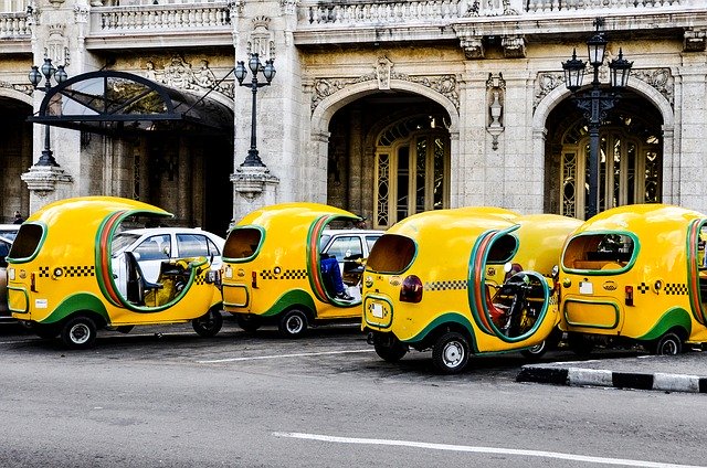 Free download Taxi Coco In Cuba A -  free photo or picture to be edited with GIMP online image editor