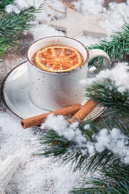 Free download tea drink winter snow orange free picture to be edited with GIMP free online image editor