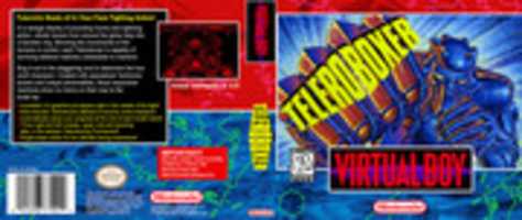 Free download Teleroboxer Virtual Boy Box Art free photo or picture to be edited with GIMP online image editor