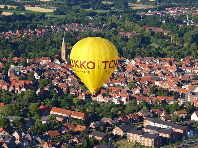 Free download Telgte Ballooning North Rhine -  free photo or picture to be edited with GIMP online image editor