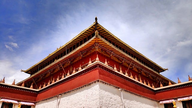 Free download temple architecture tibet religion free picture to be edited with GIMP free online image editor