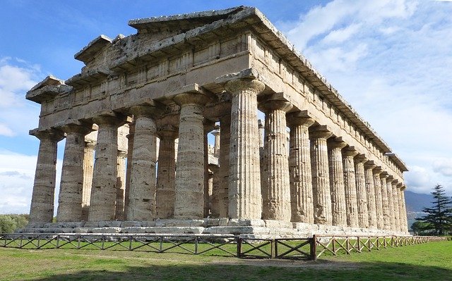 Free download Temple Ruin Paestum -  free photo or picture to be edited with GIMP online image editor