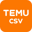 Temu CSV Export Temu product Shopify CSV  screen for extension Chrome web store in OffiDocs Chromium