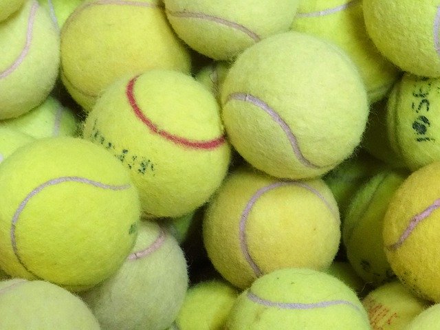 Free download Tennis Balls Round Yellow -  free photo or picture to be edited with GIMP online image editor