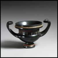 Free download Terracotta cup-skyphos (drinking cup) free photo or picture to be edited with GIMP online image editor