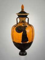 Free download Terracotta Panathenaic prize amphora free photo or picture to be edited with GIMP online image editor