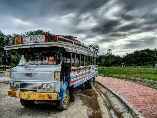 Free download Thailand Bus Asia -  free photo or picture to be edited with GIMP online image editor