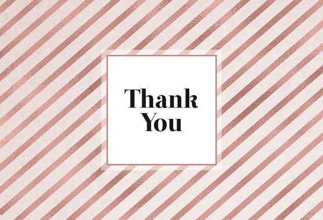 Free download Thank You Card -  free illustration to be edited with GIMP free online image editor