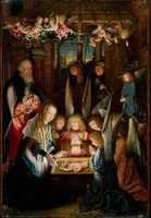 Free download The Adoration of the Christ Child free photo or picture to be edited with GIMP online image editor