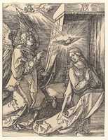 Free download The Annunciation, from The Small Passion free photo or picture to be edited with GIMP online image editor