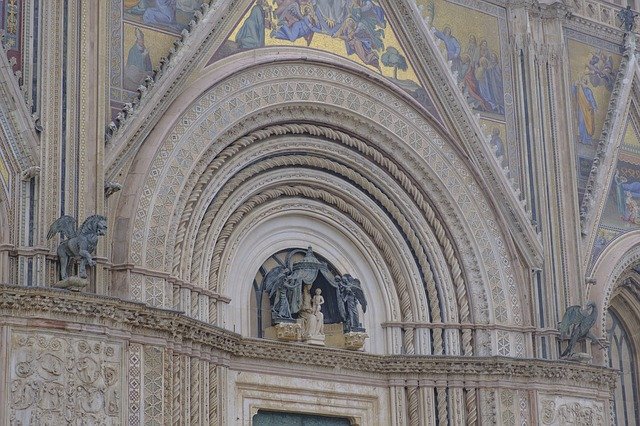 Free download The Cathedral Of Orvieto -  free photo or picture to be edited with GIMP online image editor