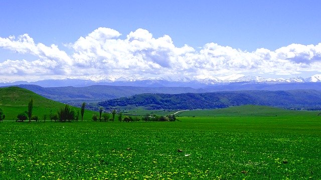 Free download The Caucasus Landscape Mountains -  free photo or picture to be edited with GIMP online image editor