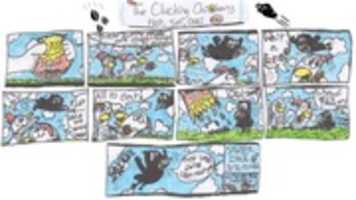 Free download The Clucking Chickens (The First Three Comics) free photo or picture to be edited with GIMP online image editor