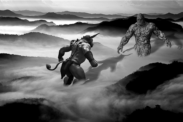 Free download The Giants Titans Gigantic -  free illustration to be edited with GIMP free online image editor